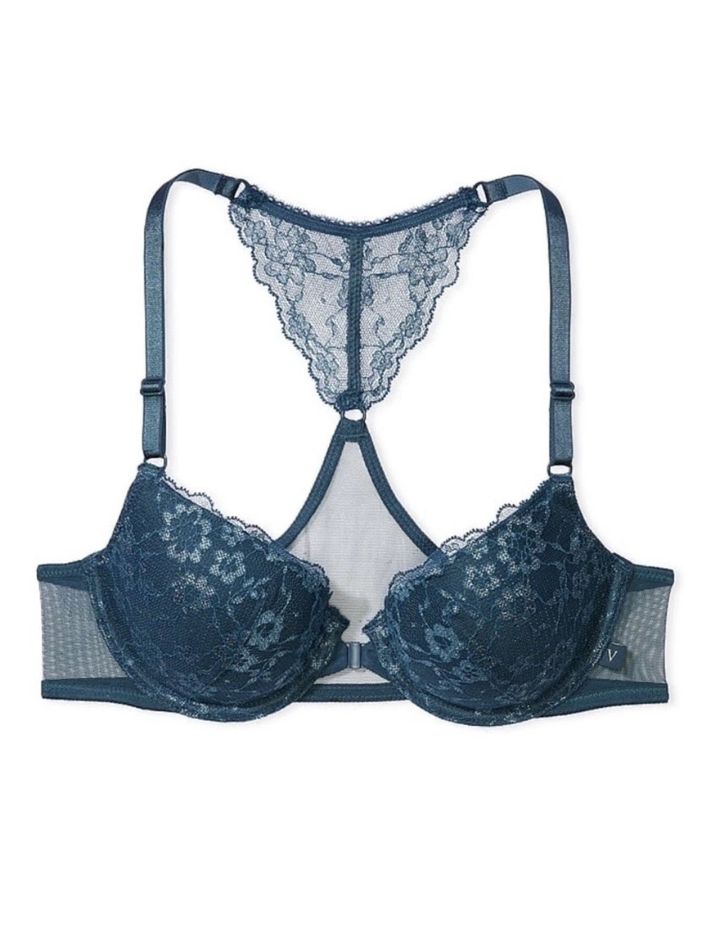 Victoria’s Secret Sexy Tee Lightly-Lined Demi Bra Lace Front Close 34DD